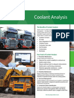 Castrol Labcheck Coolant Used Analysis Brochure