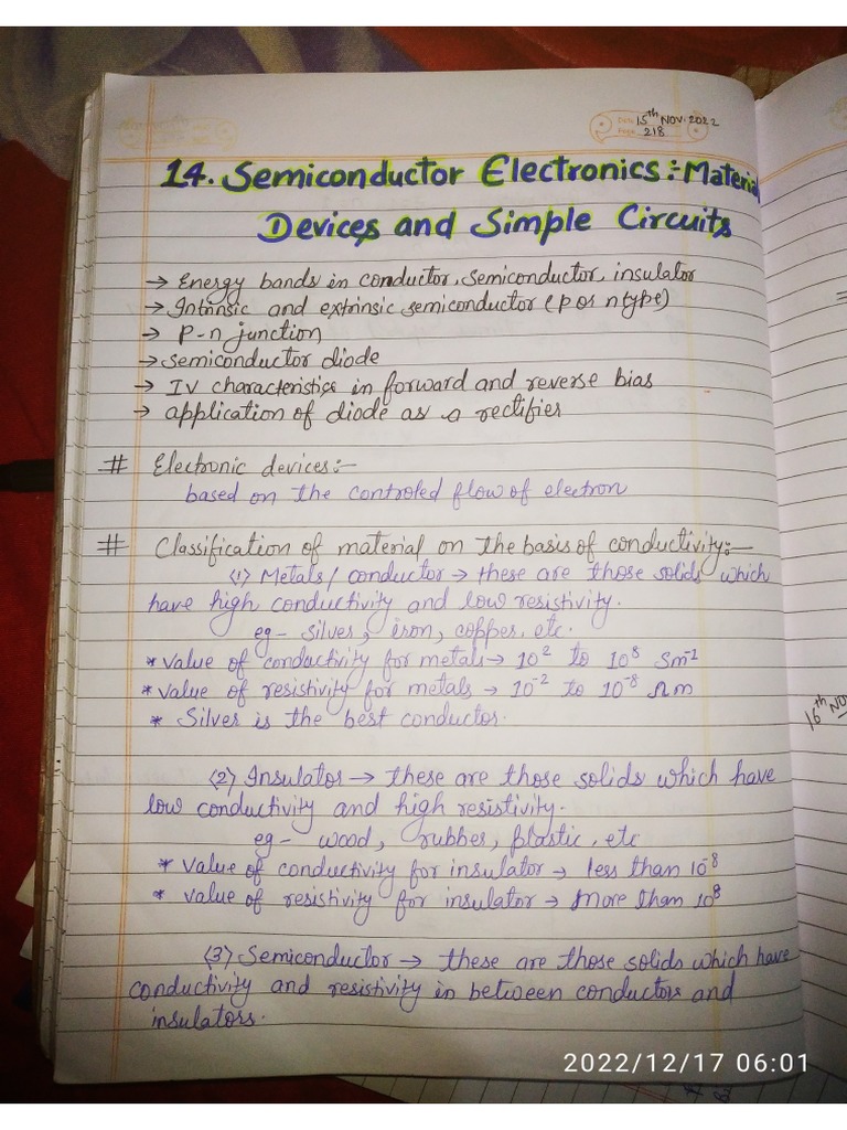 Semiconductor Class 12 PDF