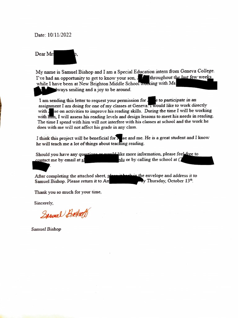 Intro Letter | PDF