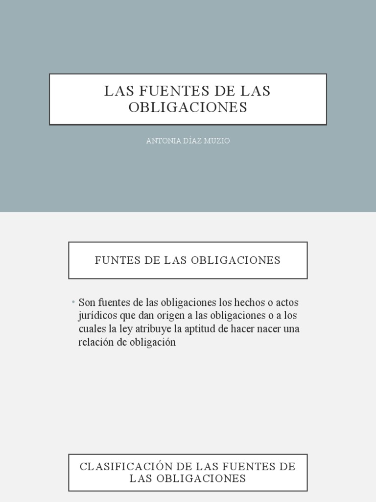 Fuentes de las Obligaciones en Chile | PDF | Derecho civil (sistema ...
