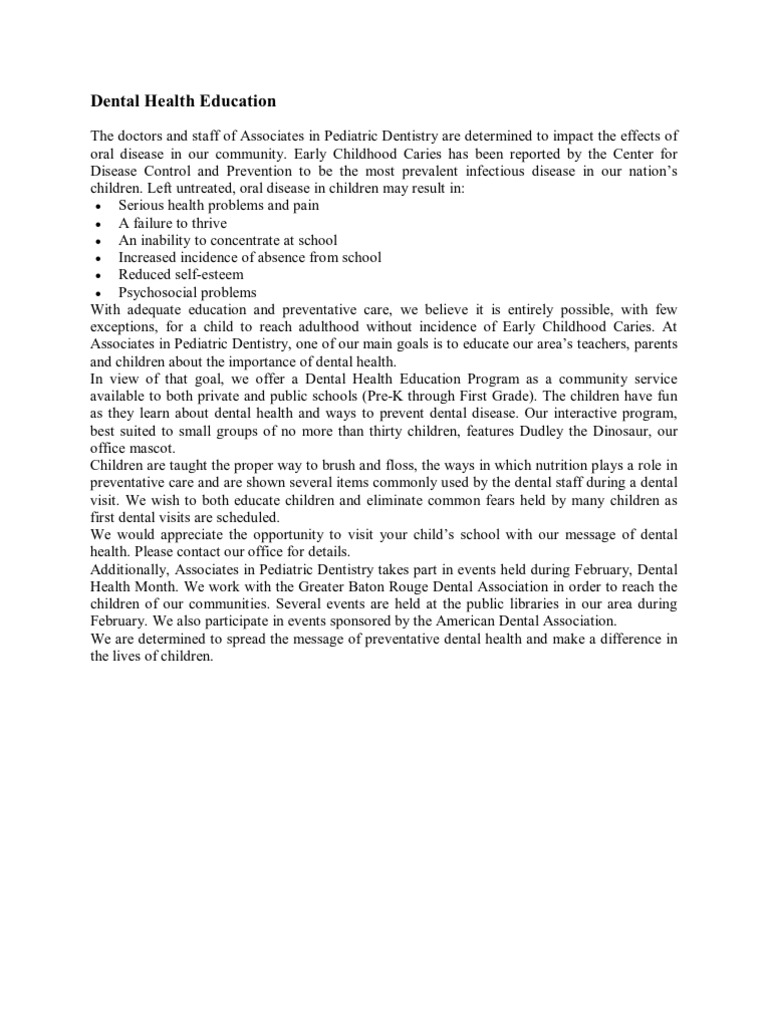 Dudley the Dinosaur: Dental Health Guide | PDF | Oral Hygiene | Human Tooth