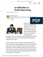 5 Common Mistakes in Internal Audit Reporting - LinkedIn