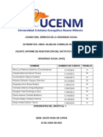 Informe de Grupo 1 de Dercho de La Seguridad Social