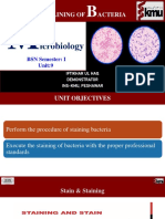 Unit-9 Staining of Bacteria