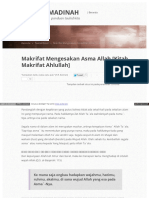 WWW Pusakamadinah Org 2014 02 Mengesakan Asma Allah HTML
