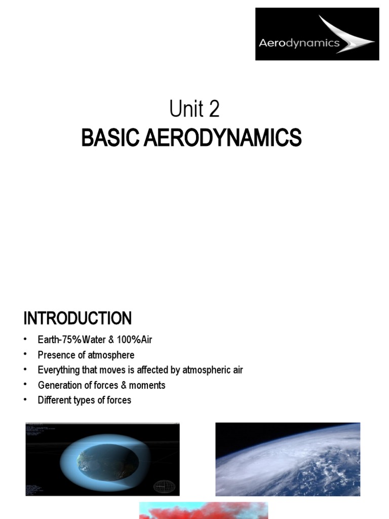 Unit 2-Basic Aerodynamics | PDF | Drag (Physics) | Airfoil