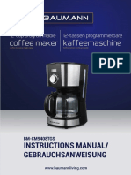 12 Cups Programmable Drip Coffee Manual