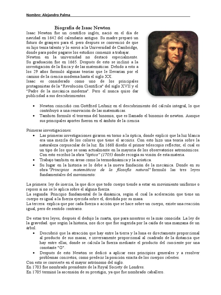 Biograf a de isaac newton pdf