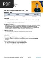 5.4.5 Lab - Determine The MAC Address of A Host - Rupisan