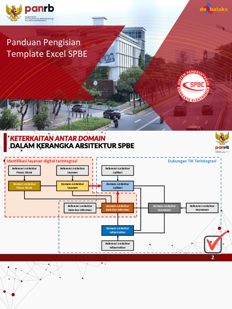 Template Excel untuk Domain SPBE | PDF
