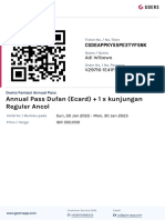 (Venue Ticket) Annual Pass Dufan (Ecard) + 1 X Kunjungan Reguler Ancol - Dunia Fantasi Annual Pass - V29716-1E41F90-301
