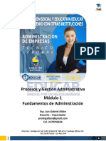 Modulo # 1 - Administración de Empresas - G1