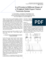 Analysis of Role of Protein in Different Stages of Cancer Using Weighted Multi Expert Neural Networks System