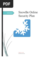 Snowbe Security Plan