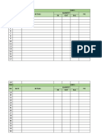 Inventory tracking sheet template