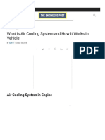 Air Cooling System Components and Operation