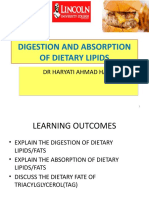 Digestion and Absorption of Dietary Lipids