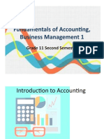 Fundamentals of Accounting Business Management 1