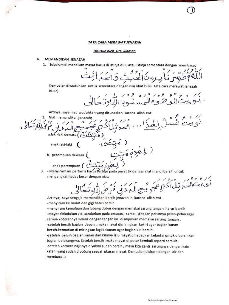 Tata Cara Merawat Jenazah Pdf