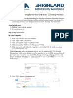 Wireless Networking Setup Instructions E Series