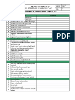 Environment Inspection Checklist