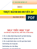 Buoi 1 - Thuc Hanh Do Huyet AP - DH Duoc