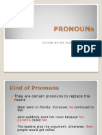 Pronouns: How We Link Nouns