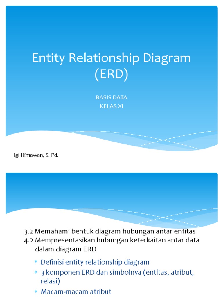 Atribut dalam Entity Relationship Diagram | PDF | Komputer