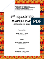 Cover Page Mapeh Day