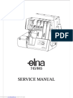 Service Manual Guide 745/845 Overlock