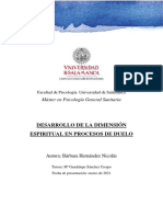 Desarrollo de La Dimensión Espiritual en Procesos de Duelo 1