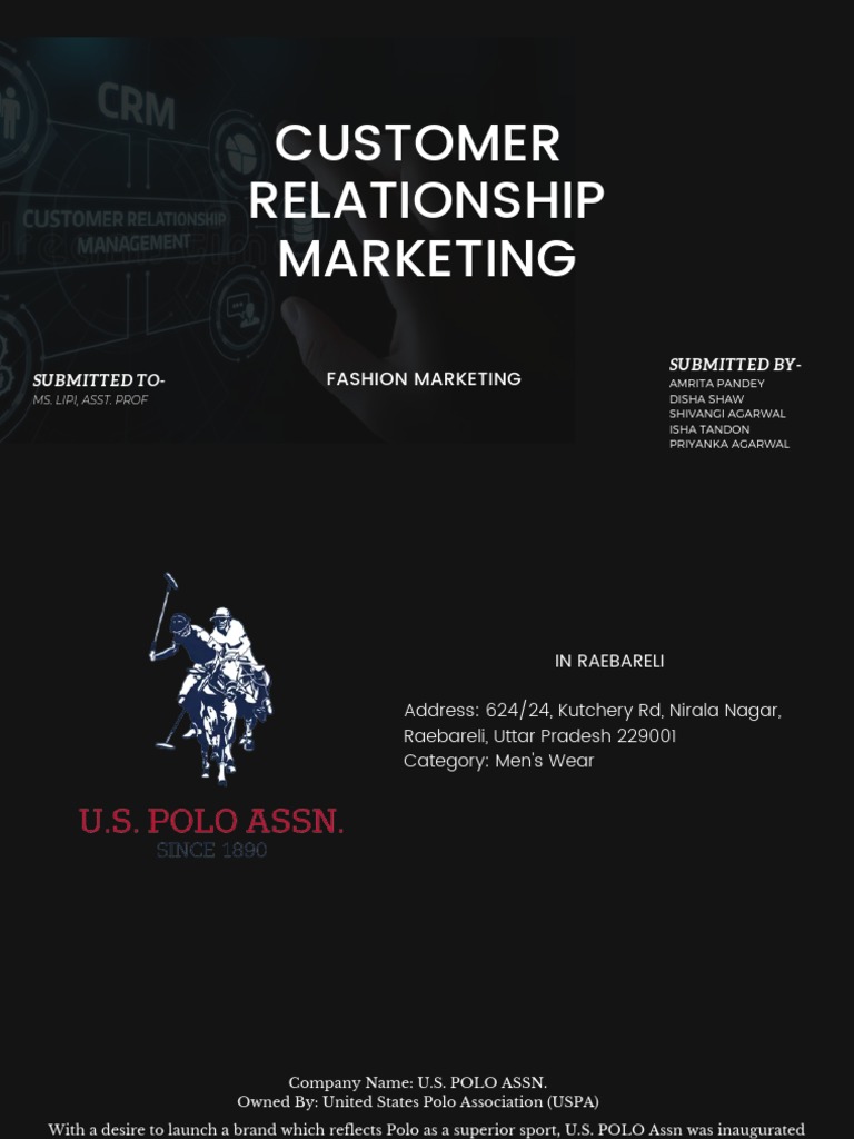 CRM Strategies for U.S. Polo Assn. | PDF | Customer Relationship ...