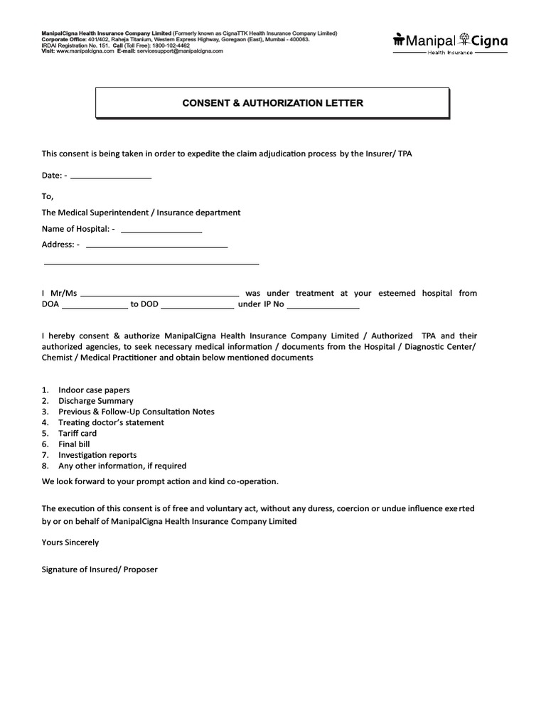 MNIT Authorization Letter | PDF