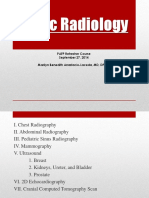 Basic Radiology For Refresher Course 2014