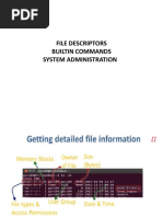 File Descriptors Builtin Commands