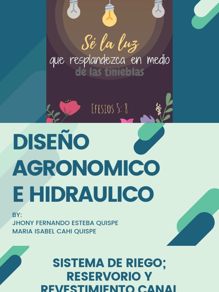 Sistema de Riego Reservorio y Revestimiento Canal Rancap | PDF | Riego ...