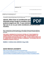 Gmail - Interesado en Reseñas de Gmail y Facebook Por 2.5$