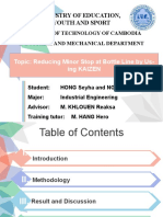 Educing Minor Stop at Bottle Line by Using KAIZEN