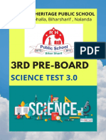 Science (3rd Pre Board) (RHPS) (As) 2020-21