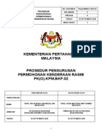30 September 2020 - PK (O) MINDEF BKP 02 Pengurusan Permohonan Kenderaan