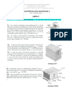 Lista 7 - Cisalhamento