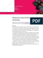 Mediación, Intervención Y/o Arteterapia - María Dolores Callejón Chinchilla y Isabel María Granados Conejo