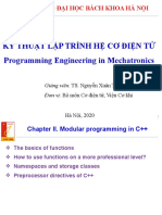 Chapter II. Modular Programming in C++ TCT