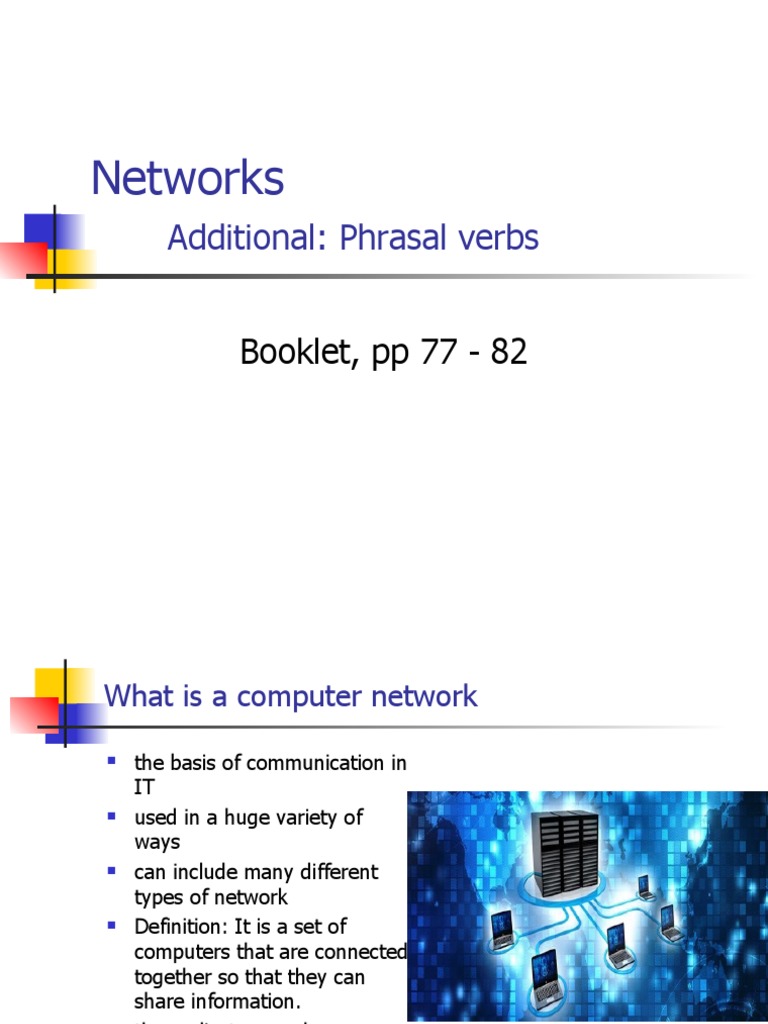 Networks Phrasal Verbs PDF Computer Network Network Topology