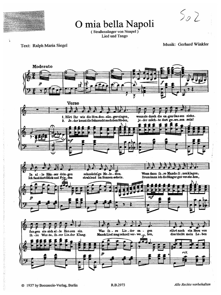 O Mia Bella Napoli PDF