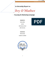 An Internship Report On: - Focusing On Marketing Campaign