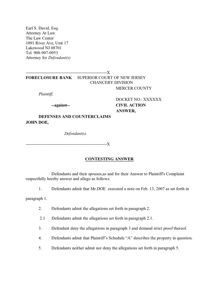 sample-answer-foreclosure-defense-new-jersey-affirmative-defense