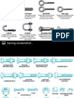 Type of Bolts