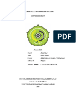 M. Akbar - Laporan Satuan Operasi - Acara - 1