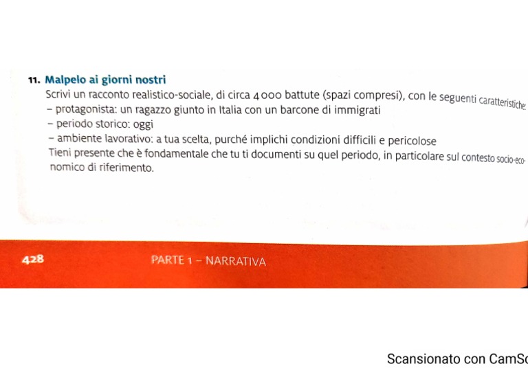 Rosso Malpelo Testo Semplificato Per Bambini